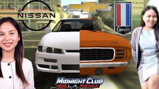 Gameplay Nissan S14 Ria Micate VS. Chevrolet Camaro SS Marisol Olaybar || Midnight Club L. A. Remix