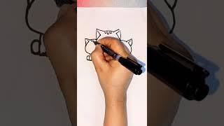 how to draw cute kitten's /#shorts #shortsfeed #viral @shahanazzart1919