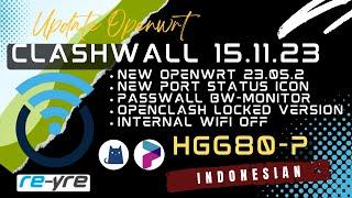 OpenWrt 23.05.2 Stable Clash-Wall 15.11.23 For HG680-P Wifi Off | REYRE-WRT