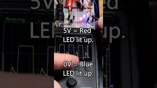 Body Stray Signal To Push Pull MOSFET Output Oscilloscope Measured #electronics #short #shorts