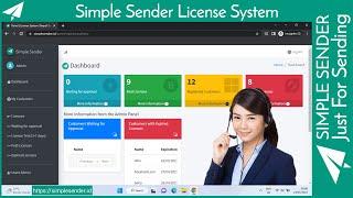 SIMPLE SENDER PANEL | LICENSE SYSTEM SIMPLE SENDER | BOTMASTER SIMPLE SENDER | SIMPLE SENDER KEYGEN