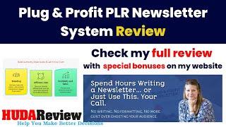 Plug & Profit PLR Newsletter System review | Demo | Bundle | Huge Bonus | Discount Coupon