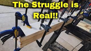The Struggle is real!  My Latest Project: Built in Bunk Beds