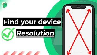 How To Check Screen Resolution on Any Android! | Find screen resolution
