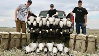 EPIC 3 man NODAK GOOSE HUNT!!