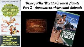 Disney’s The World’s Greatest Athlete - Part 2 Announcers, Actors, and Animals -