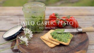 How to make wild garlic pesto in 5 minutes