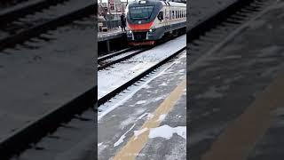 электропоезд ЭП2Д 0048 с очень приветливым машинистом