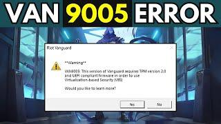 How to Fix Valorant Error Van 9005 | Fix Valorant VAN Error Coe 9005 2024