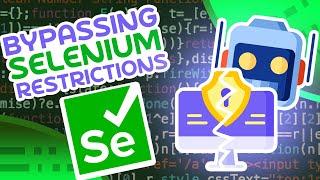 Solving Selenium Restrictions (Sign-In, Payments, Geo-Location etc.)