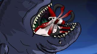 The Bloop VS Reaper Leviathan à la Subnautica #animation