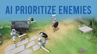 Unreal Engine 5 Combat AI - Prioritize When Multiple Enemies Detected -  Action RPG #71