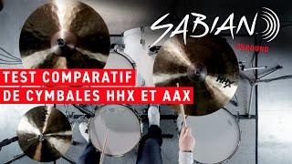 SABIAN - Tests Comparatifs Cymbales AAX et HHX (La Boite Noire du Musicien)