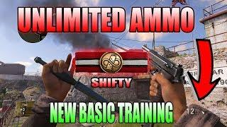 COD WW2  UNLIMITED PISTOL AMMUNITION"| Basic Training Shifty "9mm sap" Multiplayer Gameplay