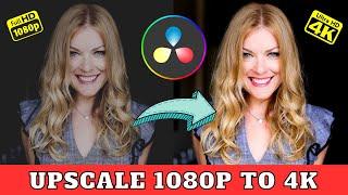 Upscale Your 1080p Videos to 4K with Davinci Resolve