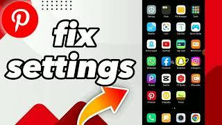 How To Fix Settings On Pinterest