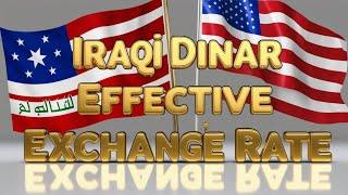 Iraqi Dinar Effective Exchange Rate Today Iraqi Dinar To USD Today