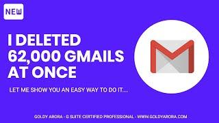 How to delete gmail messages in bulk