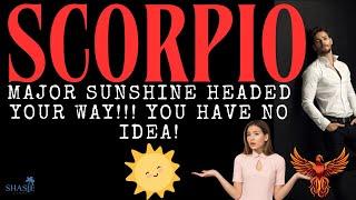 SCORPIO | MAJOR SUNSHINE  ON ITS WAY to YOU! C L A I M  I T !!! ‍ YOUR THE PHOENIX! Tarot reading