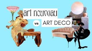 Art Deco vs. Art Nouveau:  What’s The Difference? Art History 101