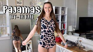 Pajamas Try on Haul [4k]