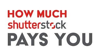 How much shutterstock pays you