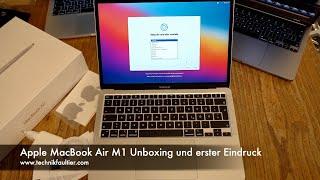 Apple MacBook Air M1 Unboxing und erster Eindruck