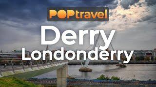 Walking in DERRY-LONDONDERRY / Northern Ireland (UK) - 4K 60fps (UHD)