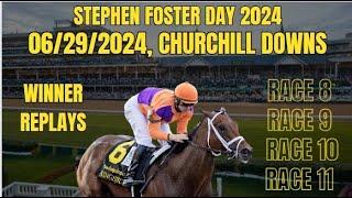 Great Replays 2024 Stephen Foster Day #churchilldowns #horseracing #bet