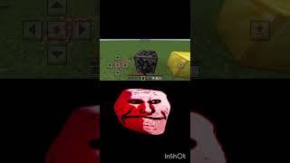 MINECRAFT TROLL FACE SHORT MINECRAFT LOGIC SHORT #deathgod #minecraft