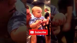 Baby’s HILARIOUS Reaction to Hibachi for the First Time! #shorts