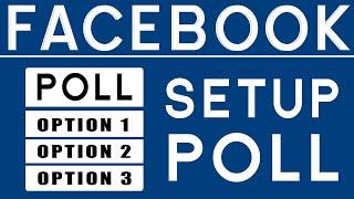 How To Create Faceook Poll  Create Poll On Facebook in 2022