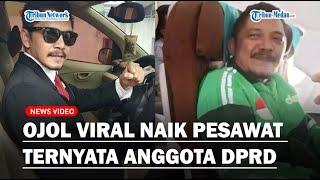 VIRAL Kelakuan Anggota DPRD Medan Pakai Jaket Ojol di Pesawat, Pramugari Sampai Terkecoh