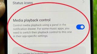 Media playback control settings in Android OPPO Realme