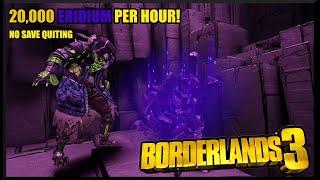 20,000 ERIDIUM Per Hour Farm | In-depth All Items Needed | Borderlands 3