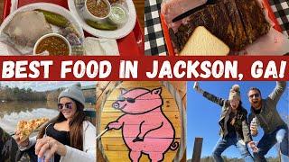 Best BBQ & Restaurants in Jackson, Georgia! | Southern Foods! | Stranger Things was filmed here!