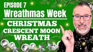 Christmas Crescent Moon Evergreen Wreath - Wreathmas Week Day 7 - - #christmas @DavesWreaths