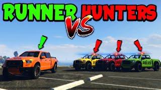 Caracara 4x4 vs Caracara COP CARS! | GTA 5 Manhunt