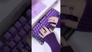 Keyboard typing ASMR sound test of the Mercury K1 Lite Mechanical Keyboard (excuse the bandage )