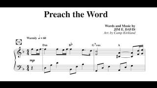 PREACH THE WORD | DEMO | SATB | Song Offering