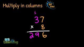 Multiplying in Columns | Example