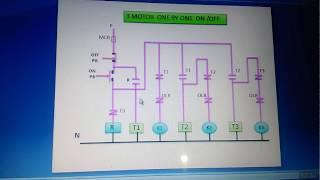 Motor One By One On /Off # push button motor on off