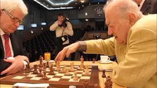 HISTORY Korchnoi Age 78   vs Spassky  Age 72 1-st game