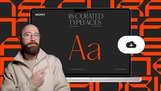 Web Designers only need these 18 typefaces (with examples)