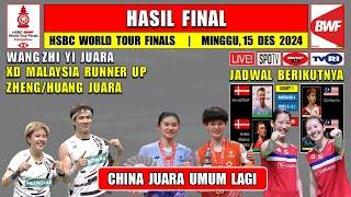 Hasil Final BWF World Tour Final 2024 Hari Ini ~ XD Malaysia Runner Up ~ CHIBA Juara Umum Lagi