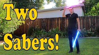 How To Spin Two Lightsabers At Once! -- SPIN LIKE ASHOKA (Jar-Kai Tutorial)