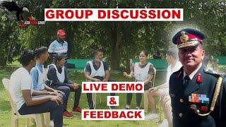 SSB Interview Group Discussion Live Demo & Feedback by Maj Gen VPS Bhakuni | GTO Tasks