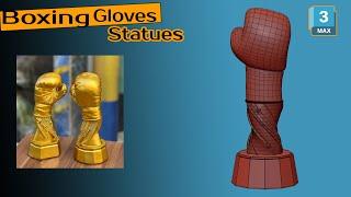 boxing glove statues