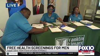 Franklin Primary Health offering free men’s health screenings today at FOX10 Studios