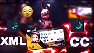 free fire profile edit (xml file)preset alight motion || free fire profile edit xml file 100k+ views